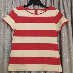 Nautical stripped Loft sweater shirt.